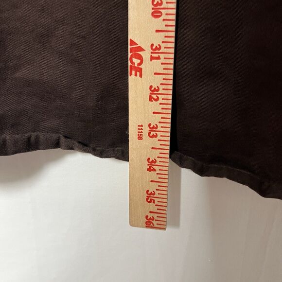 Carhartt Men’s 2XL Tall Brown Button Up Work Shirt Long Sleeve Canvas Utility - Picture 9 of 10